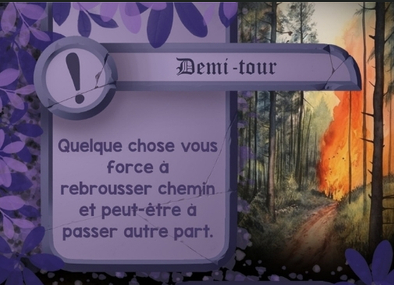 Carte événement : Demi-tour