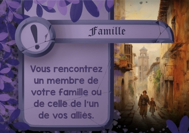 Carte événement : Famille